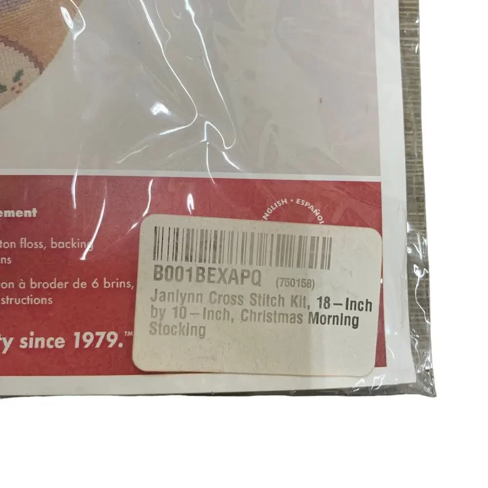 Janlynn Cross Stitch Kit 18 Inch Christmas‎ Morning Stocking Sophie Design